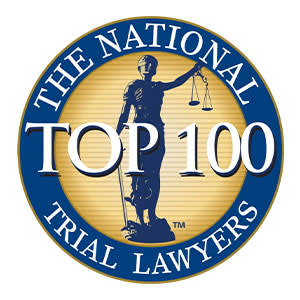 the national top 100 trial lawyers badge