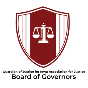 Iowa Justice Board of Governors Badge