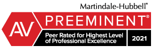Martindale-Hubbell Preeminent 2021 badge