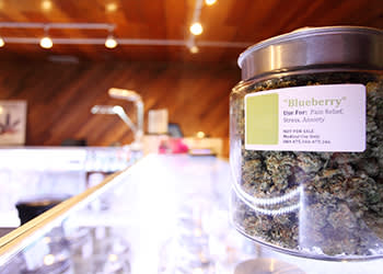 Marijuana in Large Jar