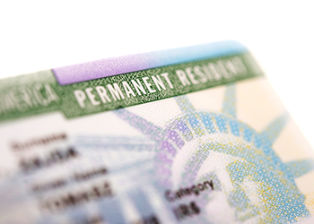 Permanent resident card