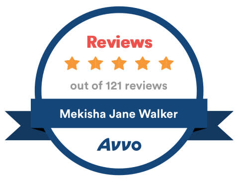 5 Stars out of 121 reviews - Mekisha Jane Walker Avvo