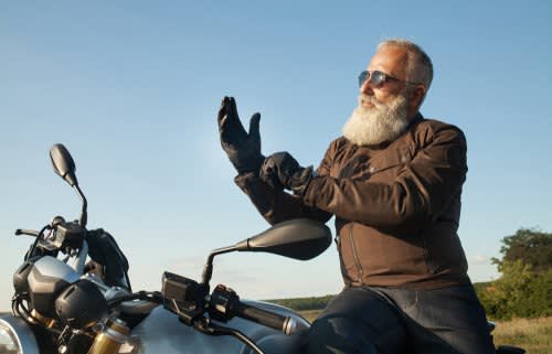 Senior Motorcyclist.