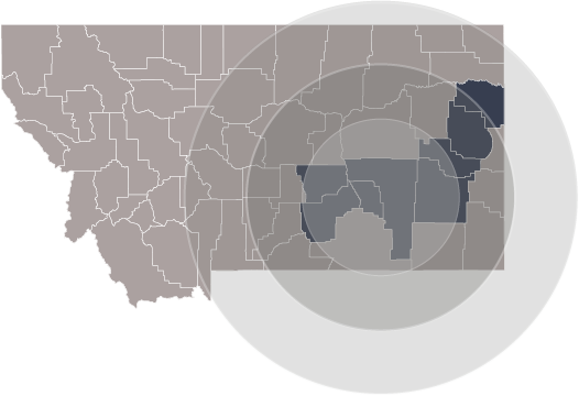 Montana state map