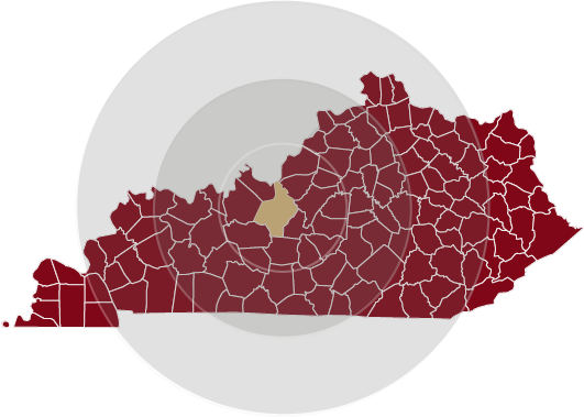Map of Kentucky