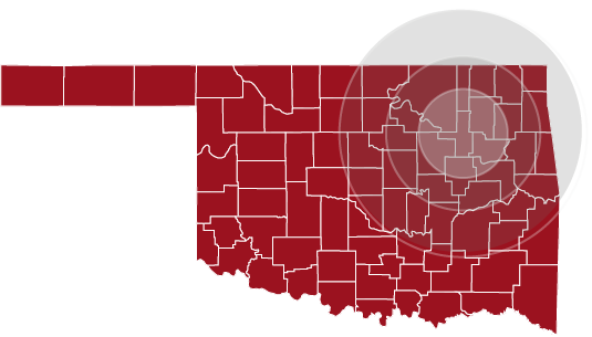 Oklahoma map
