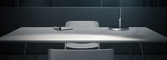 An interrogation room