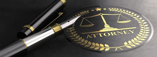 Pen on Attorney Folder
