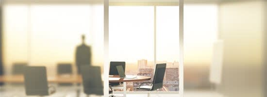 Man in office