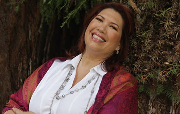 Shelly Jean John with forest background