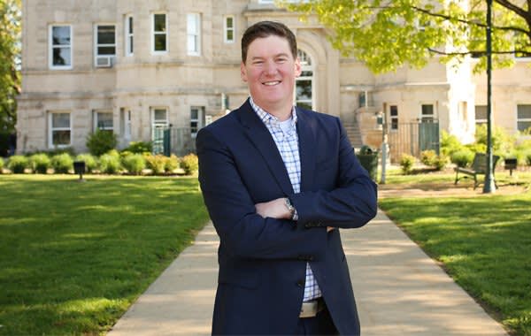 Attorney at Law Michael Craver Outside Smiling