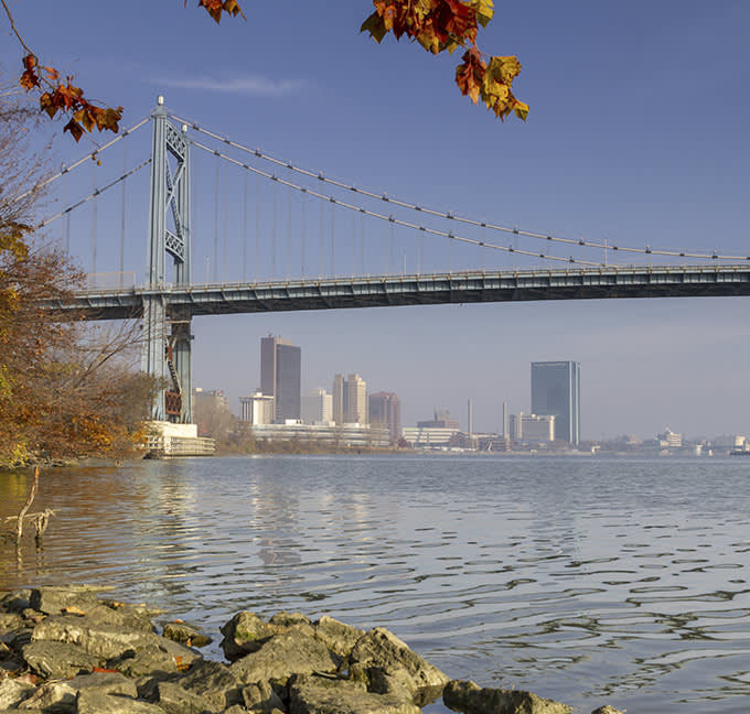 View of a bridge in Toledo, Ohio