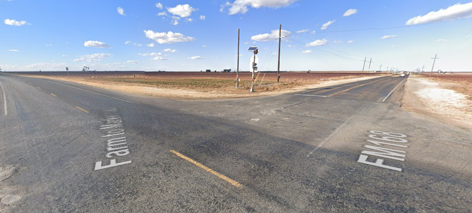 a two-vehicle collision at of FM 1585 and FM 168