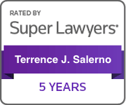 Super Lawyers rated 5 years for Terrence J. Salerno