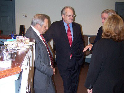 Mark Cummings and David Sher at an Event