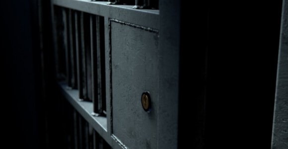 Jail Cell Door Welded Shut