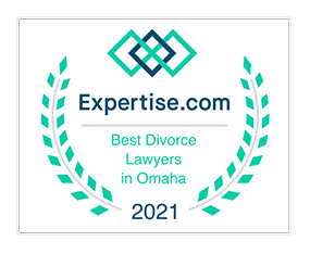 Expertise.com Best Divorce Lawyers in Omaha 2021 badge (s)