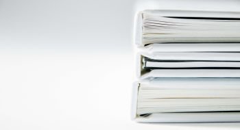 Books on a desk