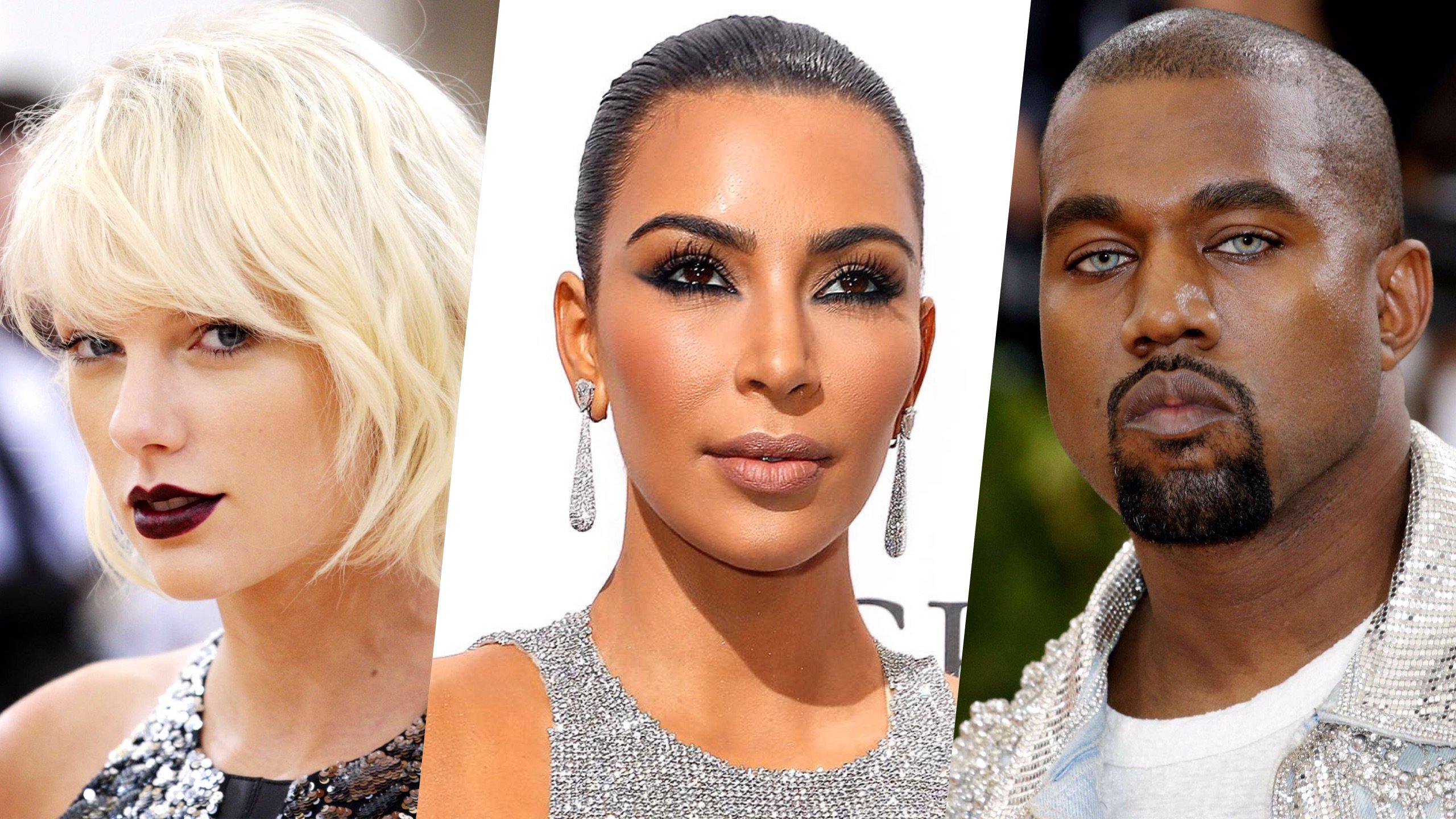 Taylor Swift, Kim Kardashian, Kanye West