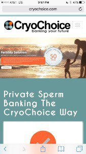 Cryo choice pamphlet