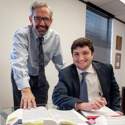 Attorney Stephen Cochell and Jonathan Slotter in Action