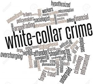 Image Captioned" White Collar Crime"