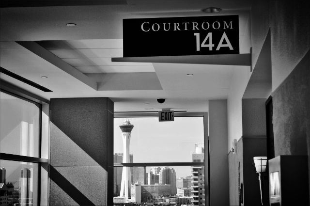 Sign Said "Courtroom 14A"