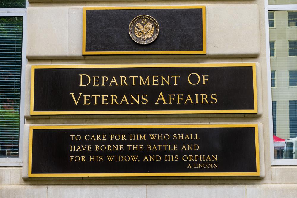 Department of Veterans Affairs signage