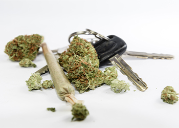 Marijuana and car keys