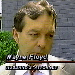 Wayne Floyd during an interview on TV