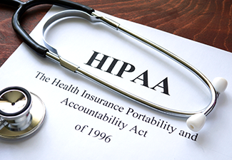 Health Insurance Portability and Accountability Act Hipaa and Stethoscope