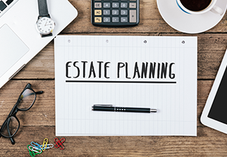 Estate Planning Text on A Note