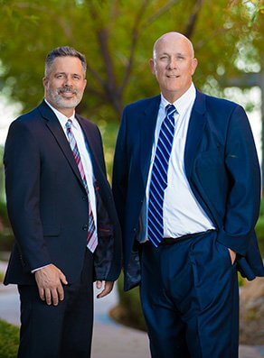 Group Photo of Attorney James R Nance and Steven L. Day
