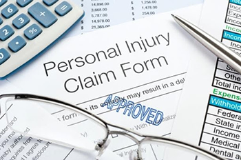 Personal injury claim form