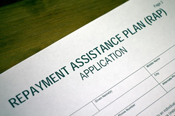 repayment assistance plan application