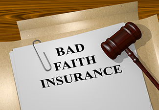 Bad Faith Insurance Legal Concept