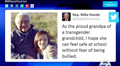 Proud grandpa of a transgender child tweet