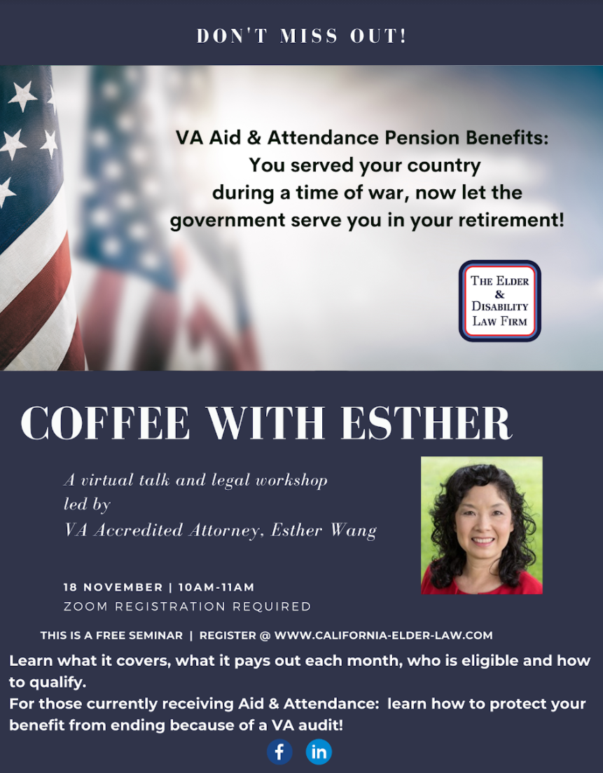 Coffee with Esther November Flyer