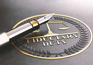 Fiduciary Duty Logo with Pen