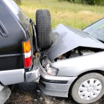 Car Bumping into another Car