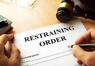 Document with The Name Restraining Order