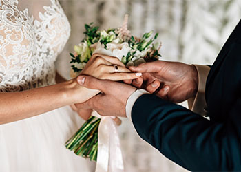 exchange of wedding rings