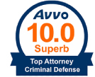 Avvo Superb Top Attorney Criminal Defense