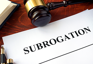 Document with Title Subrogation and Gavel