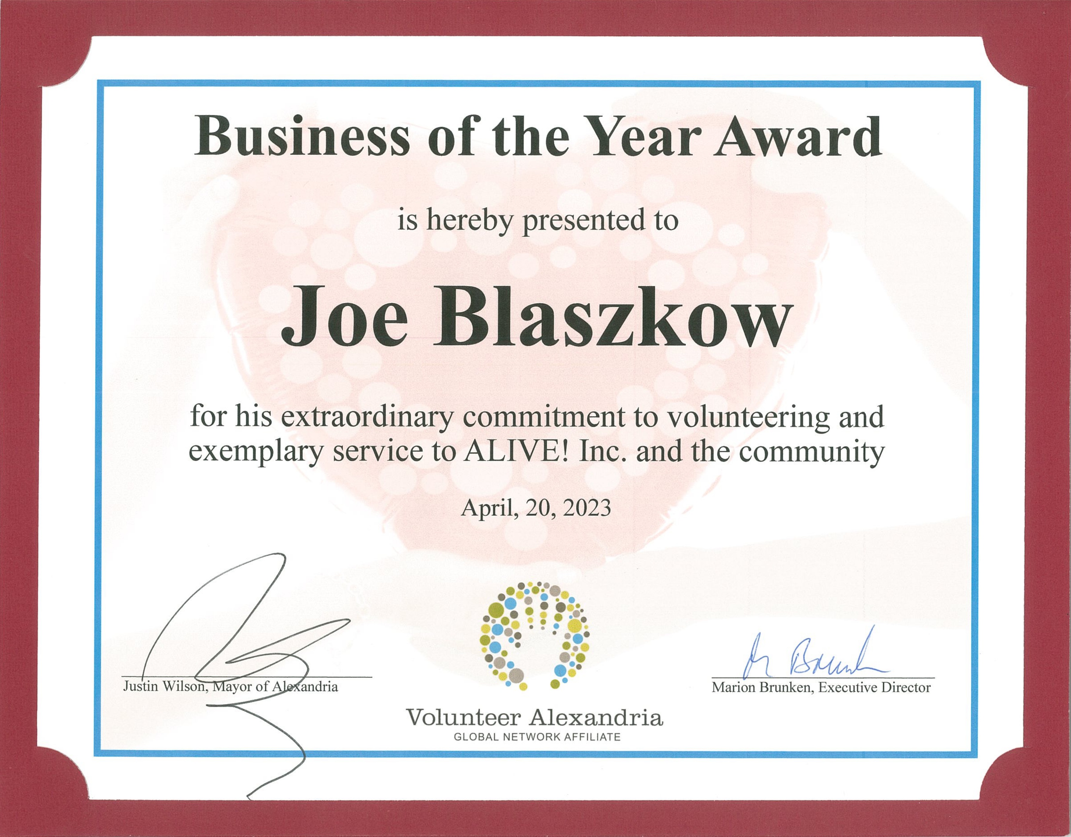 Business of the Year 2023 | Blaszkow Legal