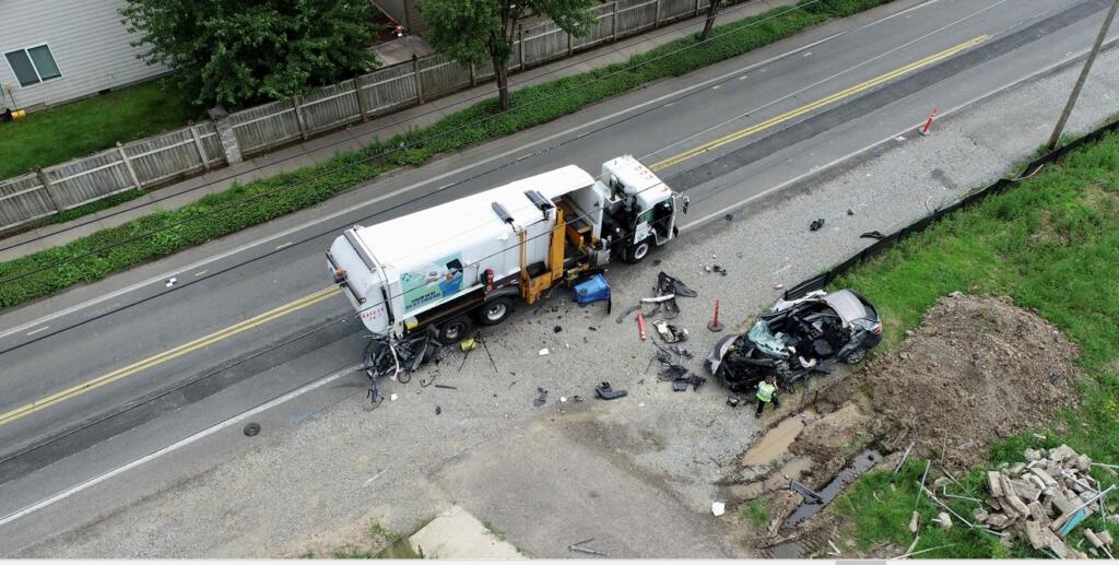 Garbage Truck Accident