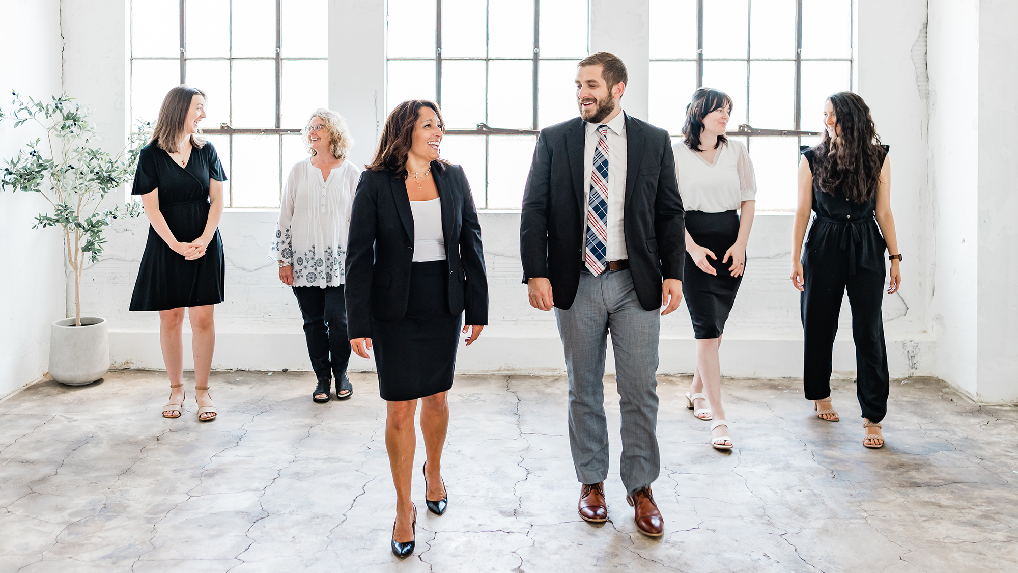 McKelvey Law Offices, members walking forwards