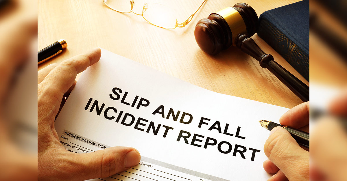 Slip and Fall Incident Report | Blaszkow Legal