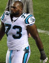 Michael Oher in football uniform