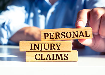 Wooden blocks with words Personal Injury Claims